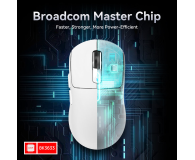 Attack Shark X3PRO 8kHz PAW3395 Omron biała - 1472674 - zdjęcie 5
